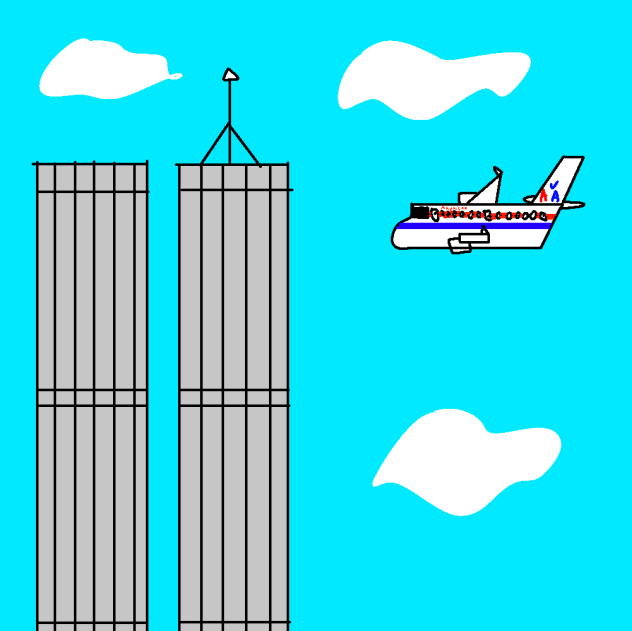 American 11 crash north tower