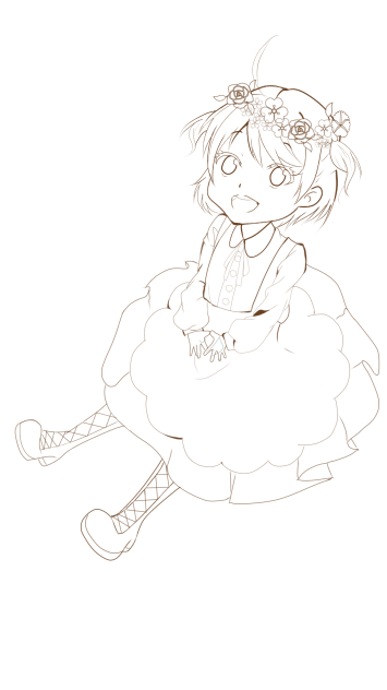 ロリ線画