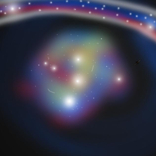 the ring nebula (this is a real nebula - ibisPaint