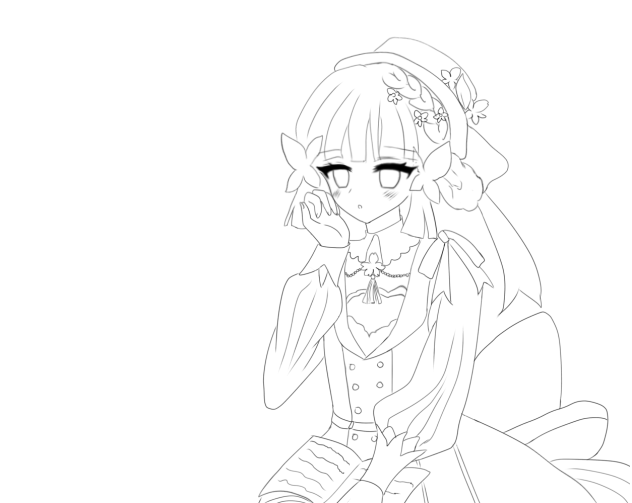 神里綾香　線画
