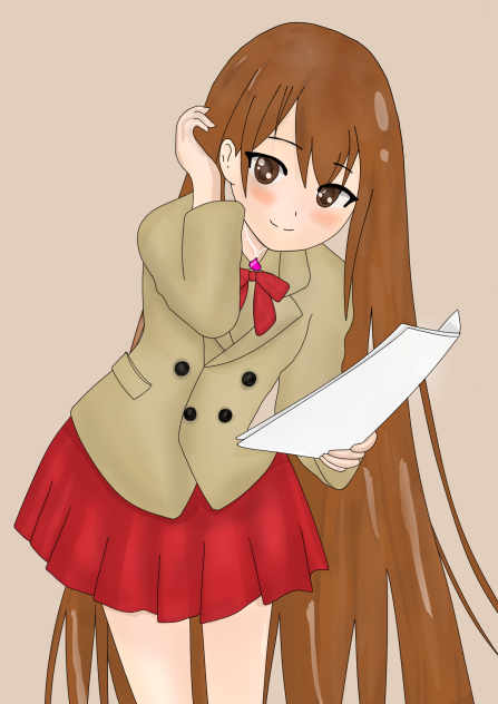 Classic Anime Schoolgirl - ibisPaint