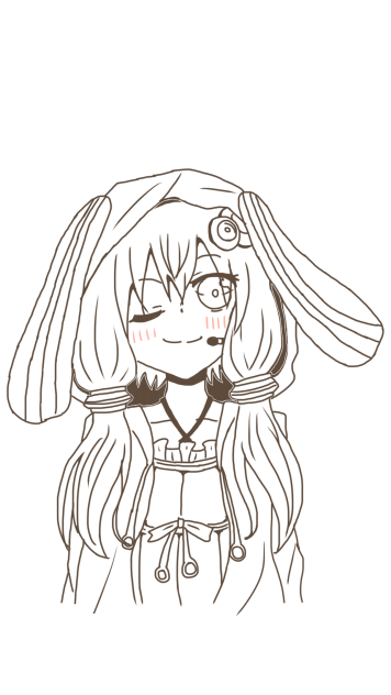 ゆかりん線画