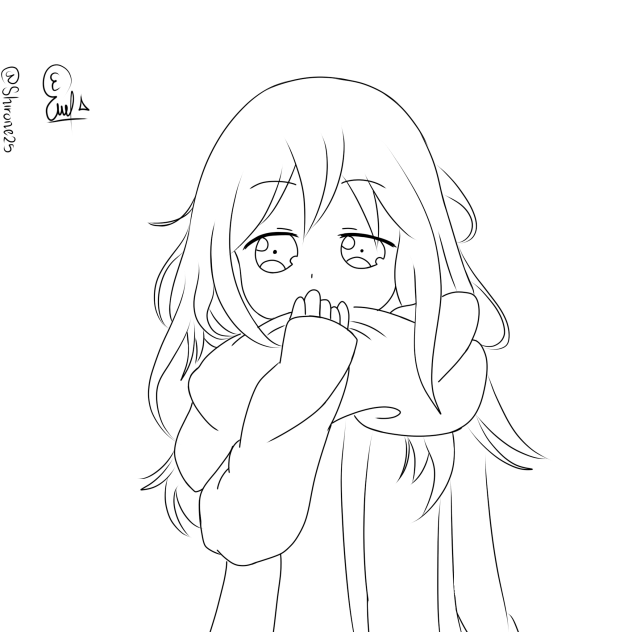 着色しましょう！❄️
