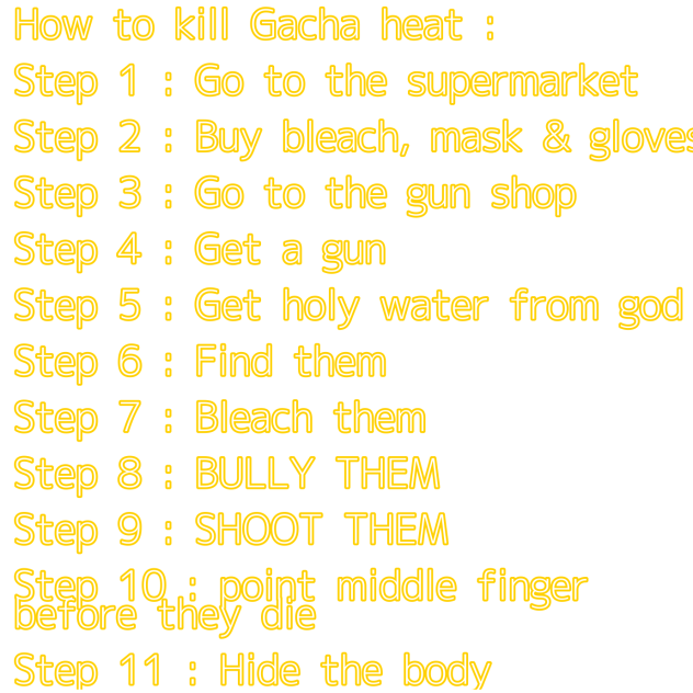 Tut on Killing Gacha heat👍