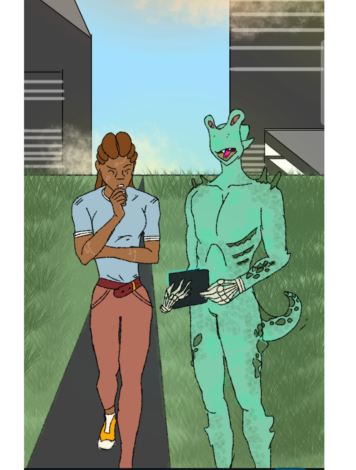 Untitled342 (Alien and human talk)