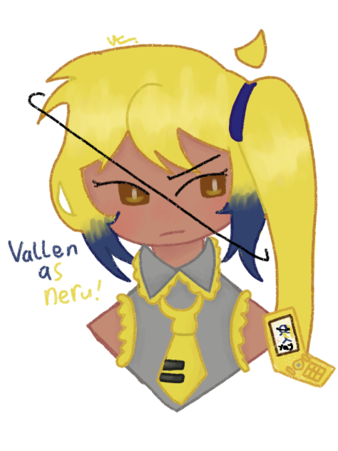 Vallen as Akita Neru! [[PERSONA]]