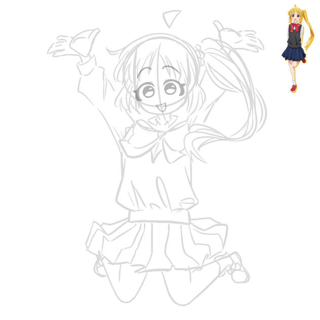 nijika ijichi sketch wip 💛