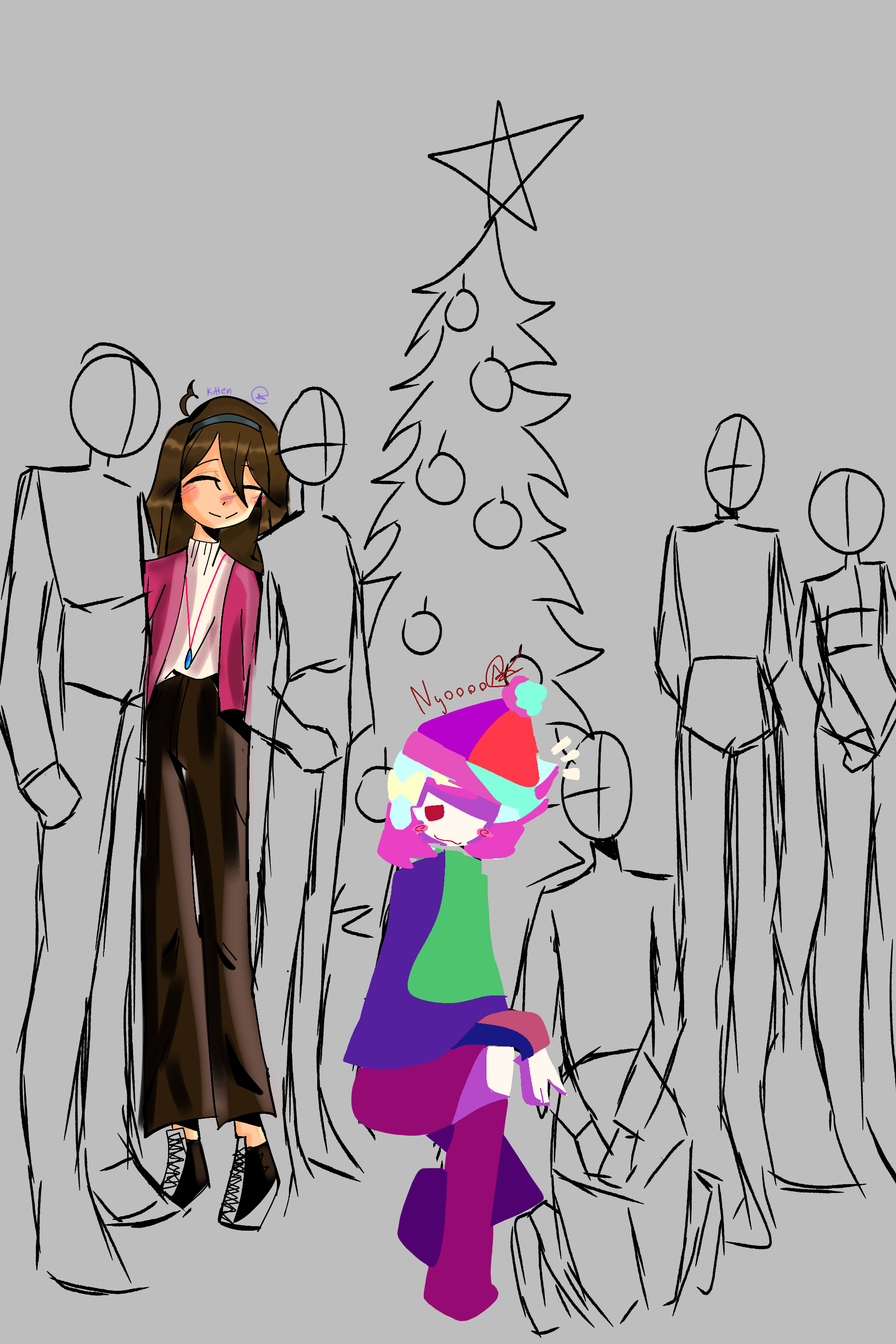 Collab with Kitten!! - ibisPaint