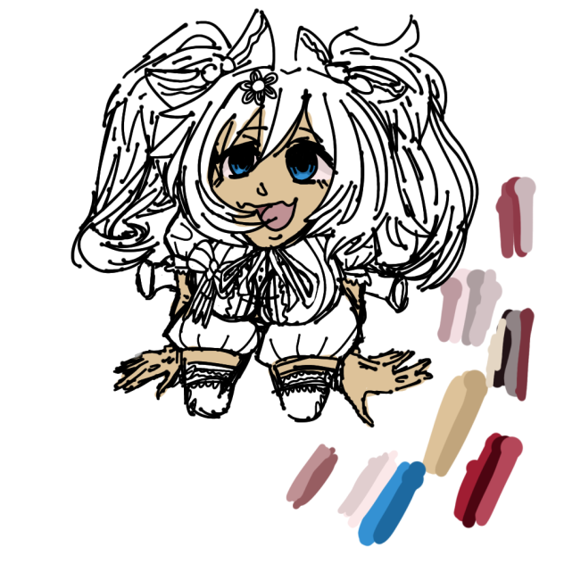Pink girl wip