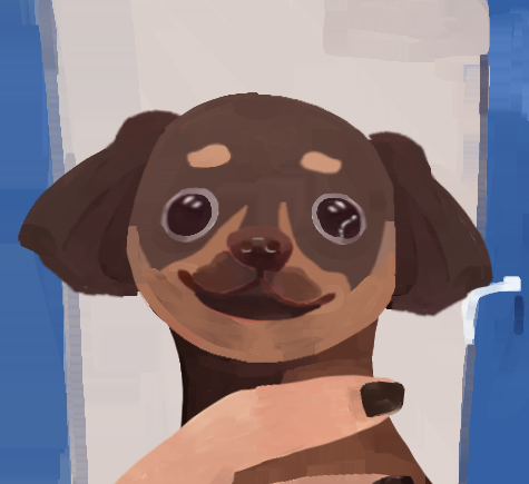 The cute dog - ibisPaint