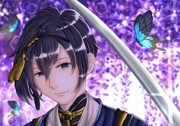 ふーこさんの線画塗らせていただきました!!