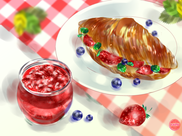 いちごクロワッサン