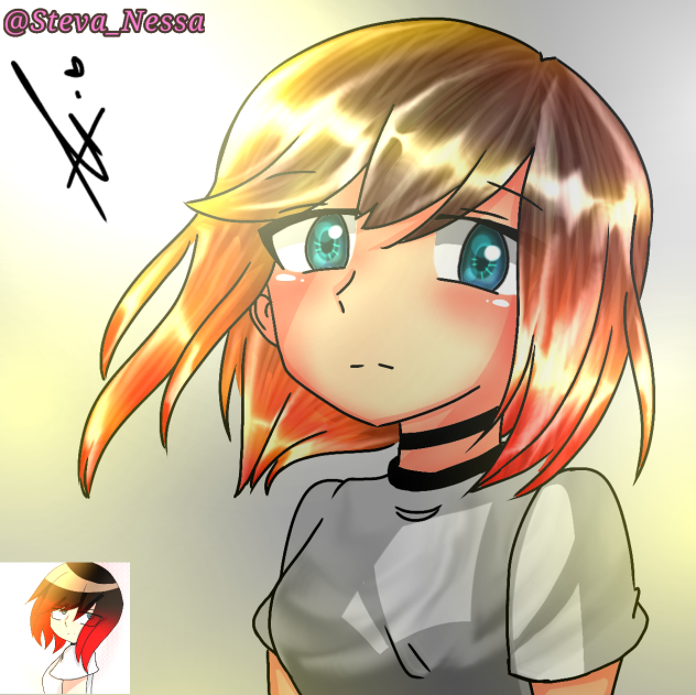 Fanart and Gift for Kokichi young MainOc