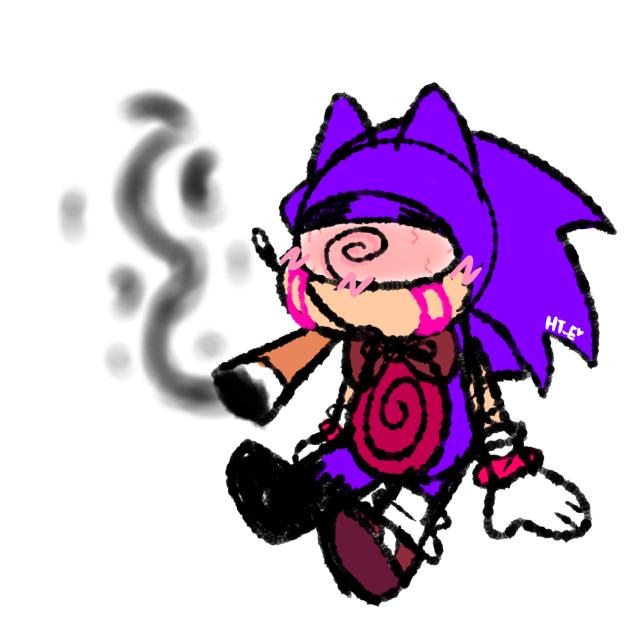 Hypnotus smoking a fat one