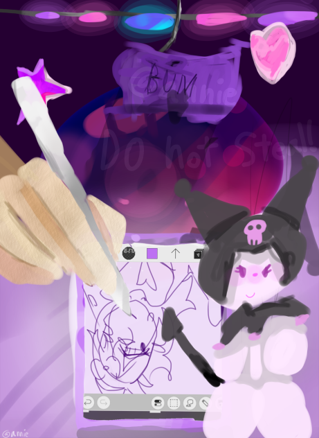 kuromi bedroom