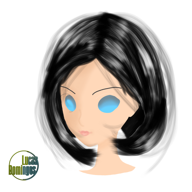 como desenhar cabelo.