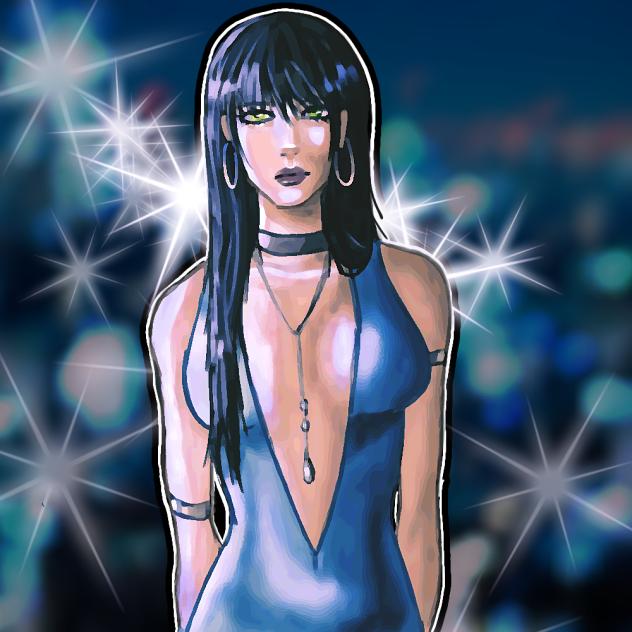 at the party