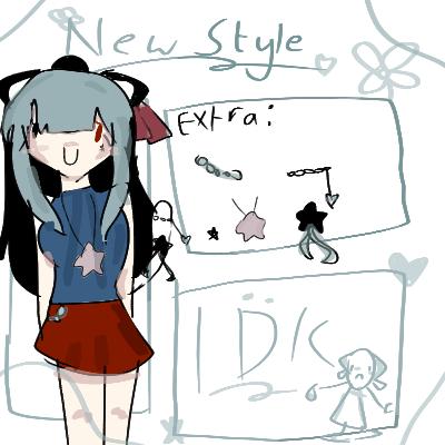Mitsu Strata mitsu new style🖤💚 - ibisPaint
