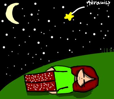 The night sky always calms me