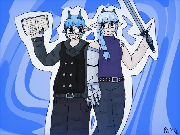 Silly Siblings (Arcturus and Feather)