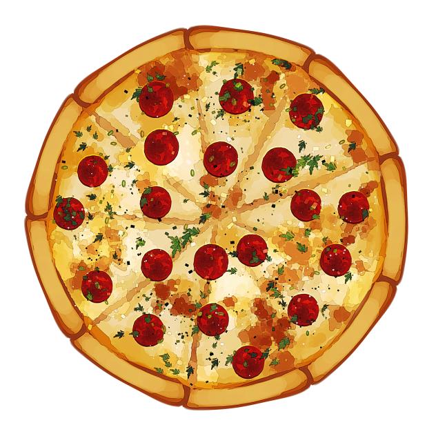 pepperoni cheese pizza