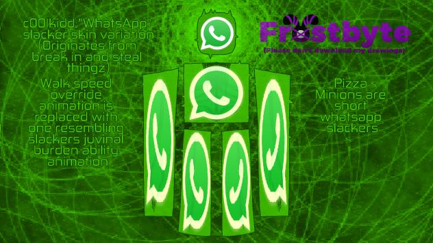 forsaken WhatsApp slacker ck skin idea