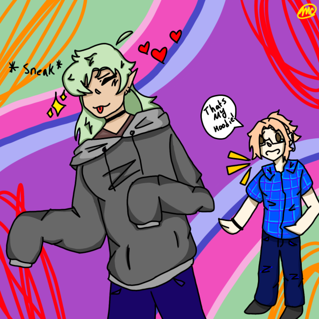 They stole my hoodie!!!!