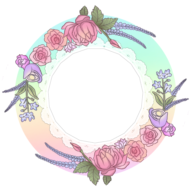 sime circle border dream style