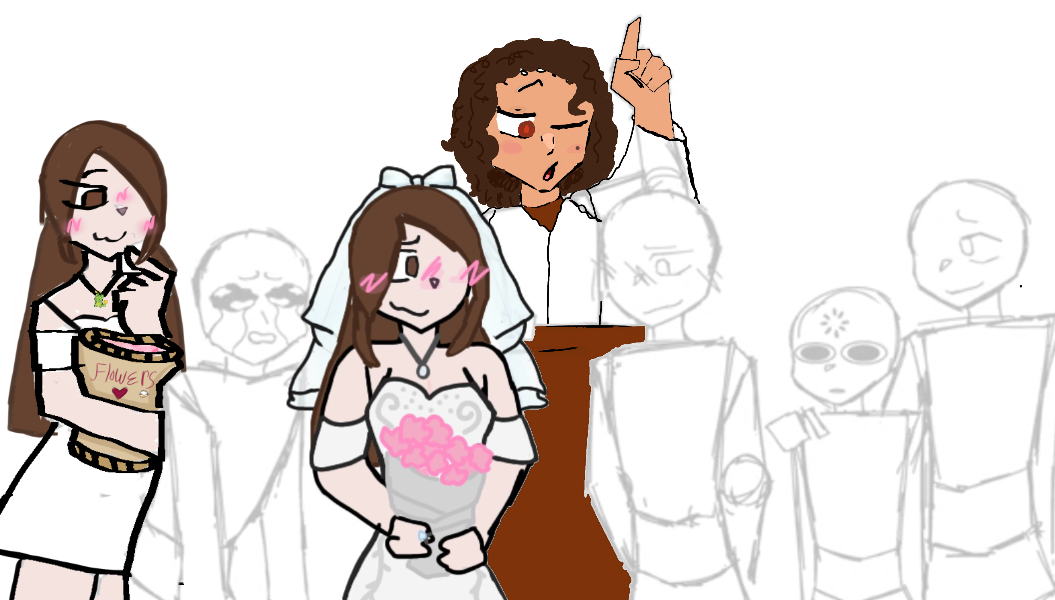 Wedding Collab with RA1NBOW - SL1NK11 - ibisPaint