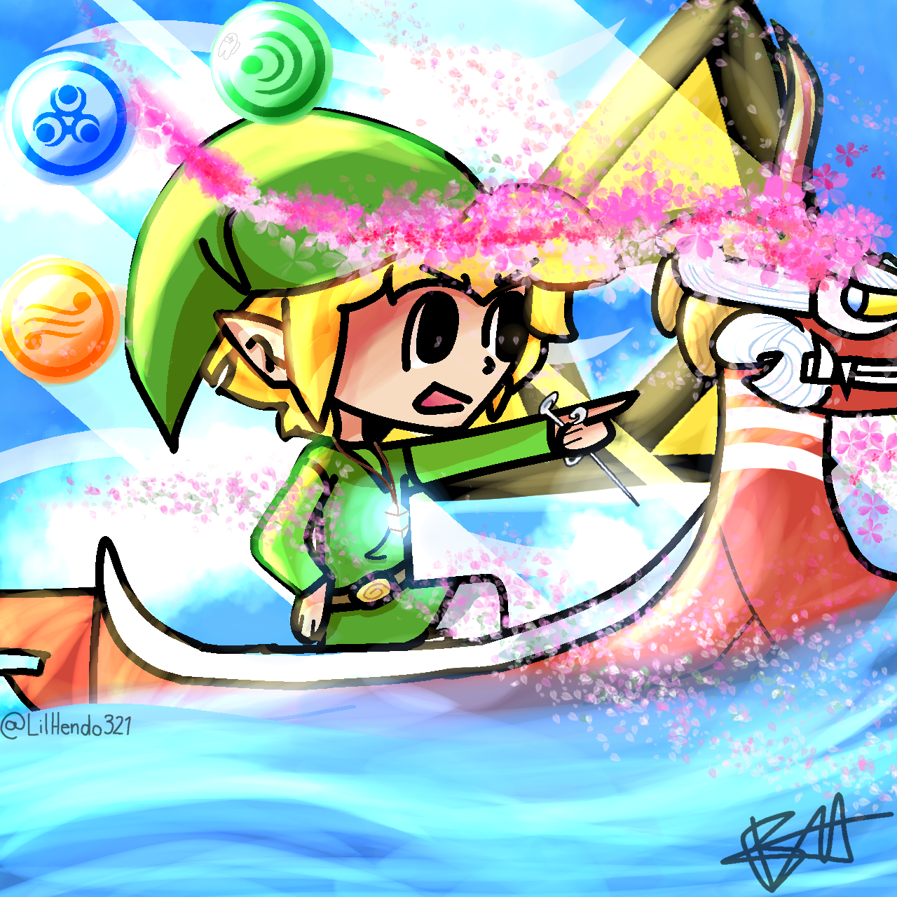 Zelda Wind Waker - ibisPaint