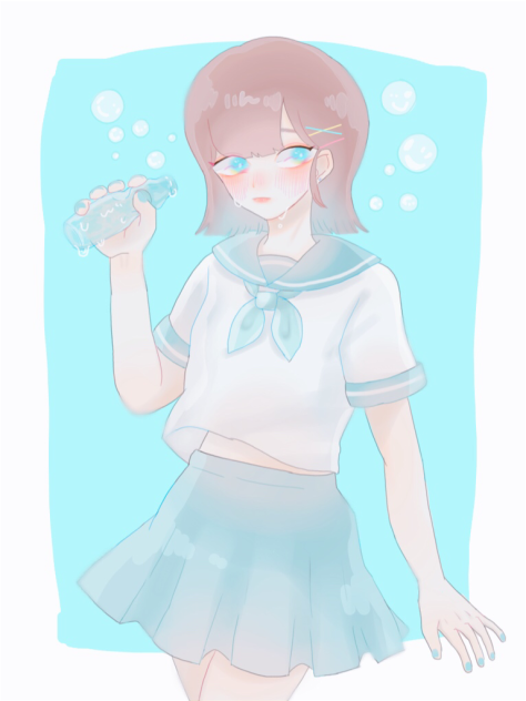 ラムネの売り子