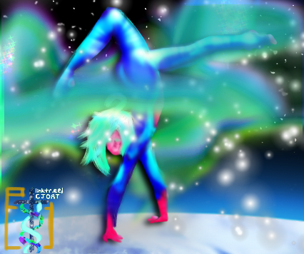 Rebelle Flexing in Space
