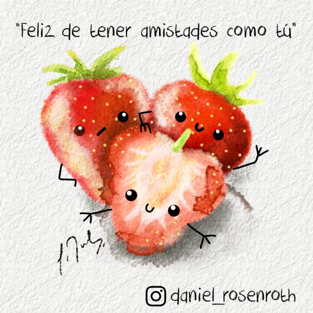 happy friends strawberry