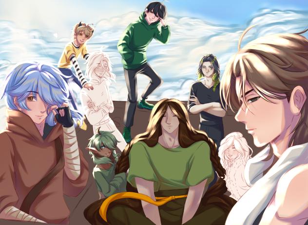 My Fav Artists OC's fanart (pt.1)