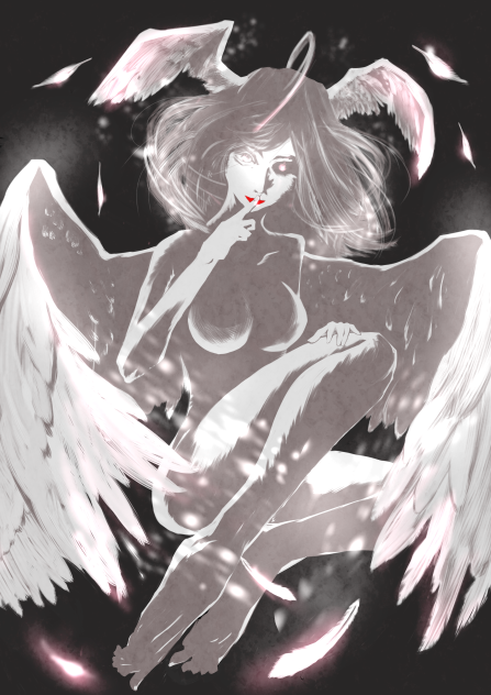 秘密　A secret .