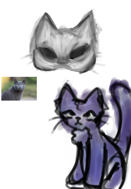 Saw this gray cat mask in a dream