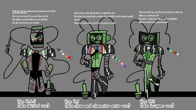 Vee redesigns n headcanons