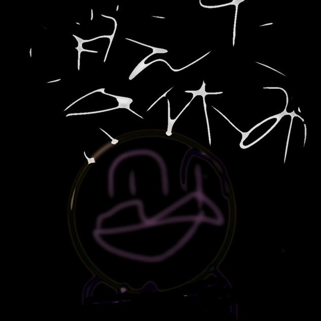友達が描いた怨念がこもったメッセージ
