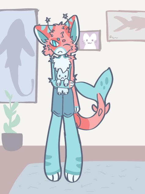 they just woke up 🦈💤