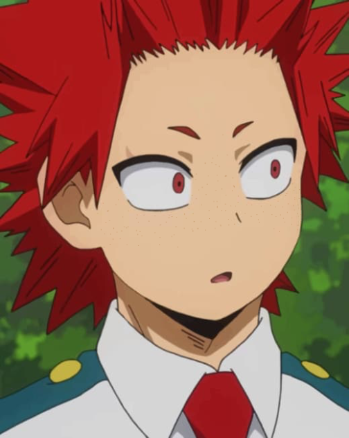 Kirishima, but with freckles
