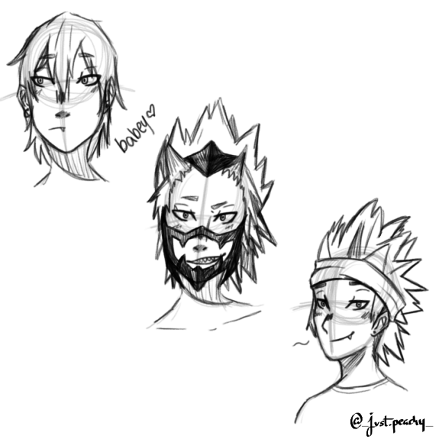 kirishima practice sketches