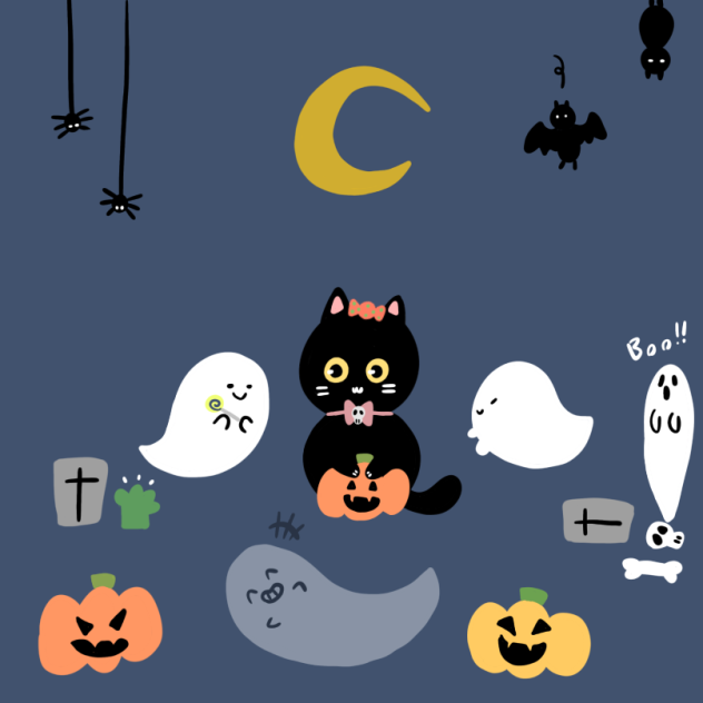 🎃🐱