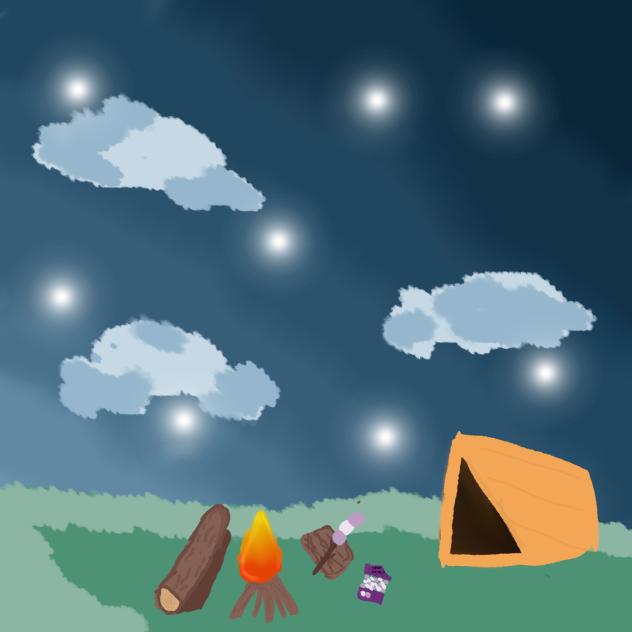 A normal camping night 🌙