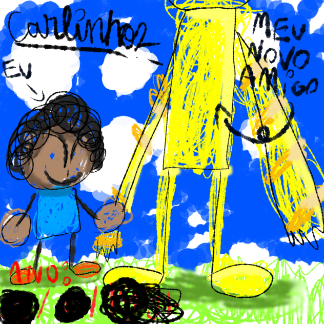 Eu e meu novo amigo