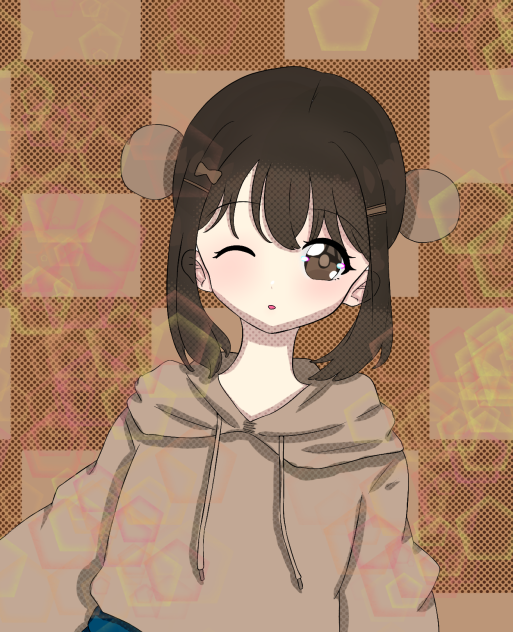 フリー線画塗りました