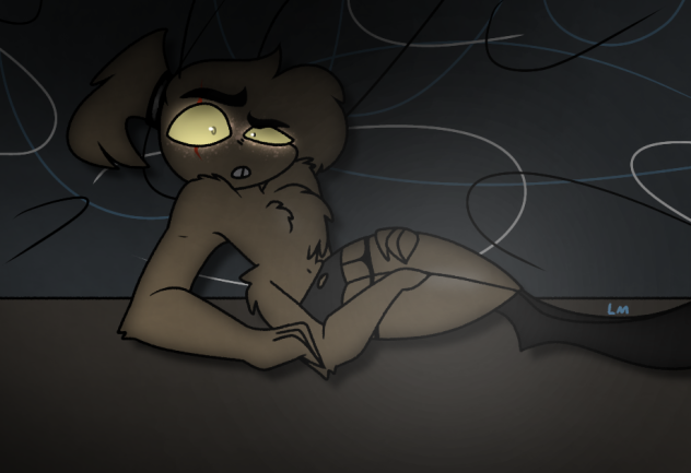 Rick in his dark room qwq