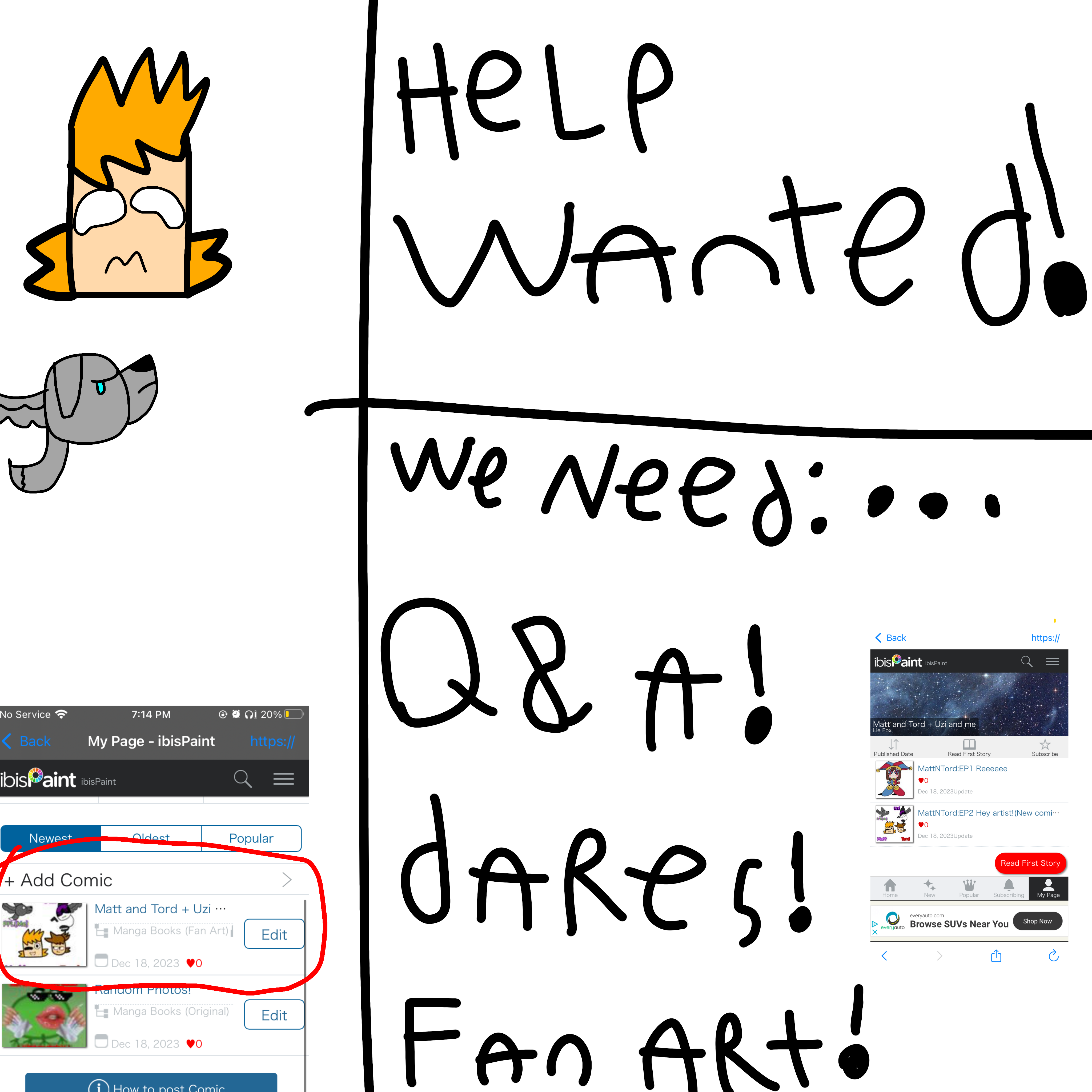 Pls help for comic! - ibisPaint