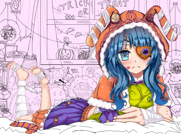 ハロウィンイルカ(途中)