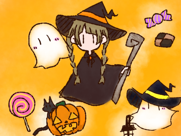 ハロウィン落書き