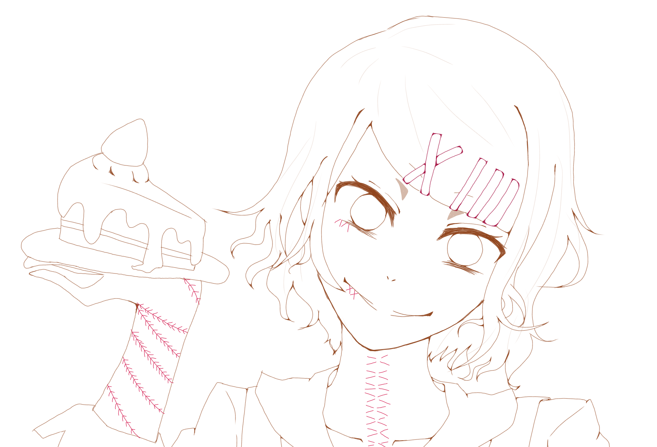 美味しそうですね 鈴屋什造 玲 線画 Ibispaint